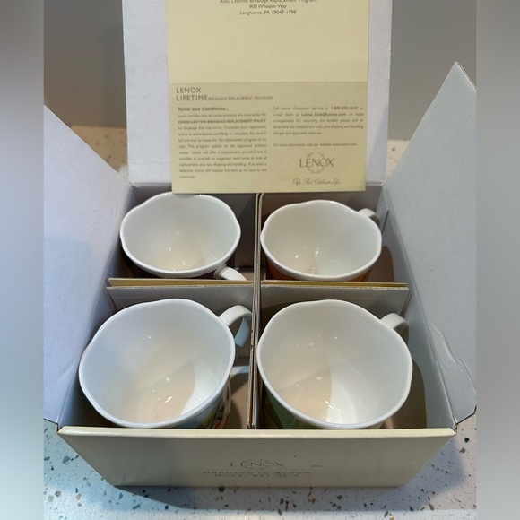 LENOX Orchard In Bloom‎ Mugs Set of 4 - Picture 7 of 12